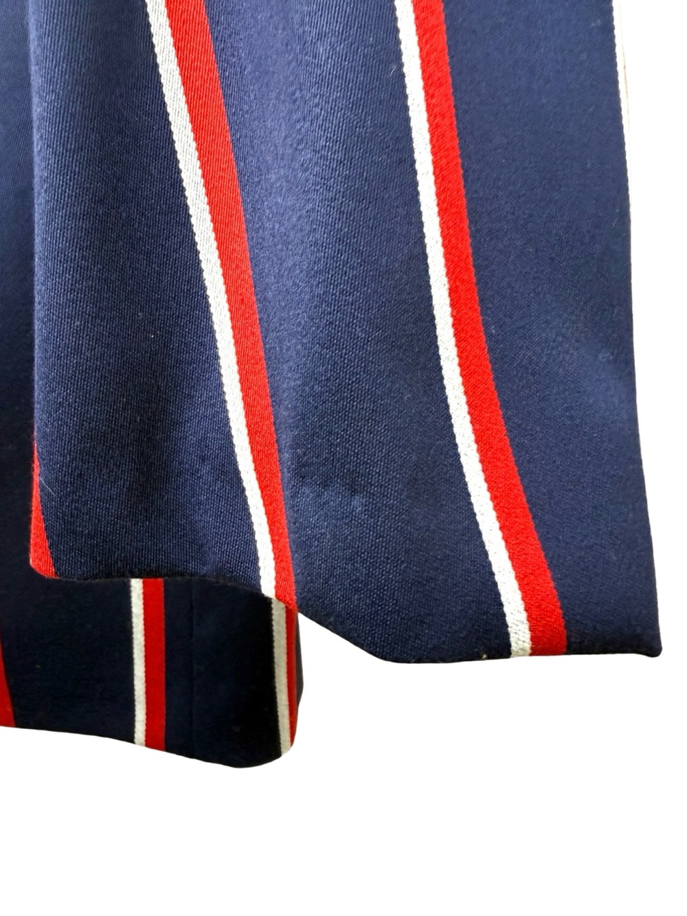 Brooks Brothers Gatsby Navy Blazer with Red & White Stripes - Picture 3 of 12